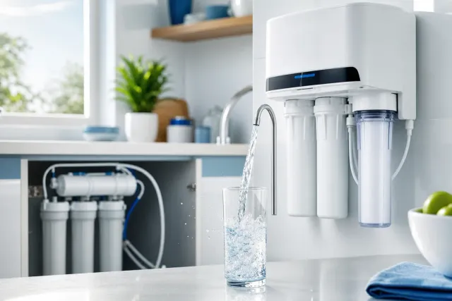 RO water purifier installed in a modern Bengaluru kitchen with clean drinking water